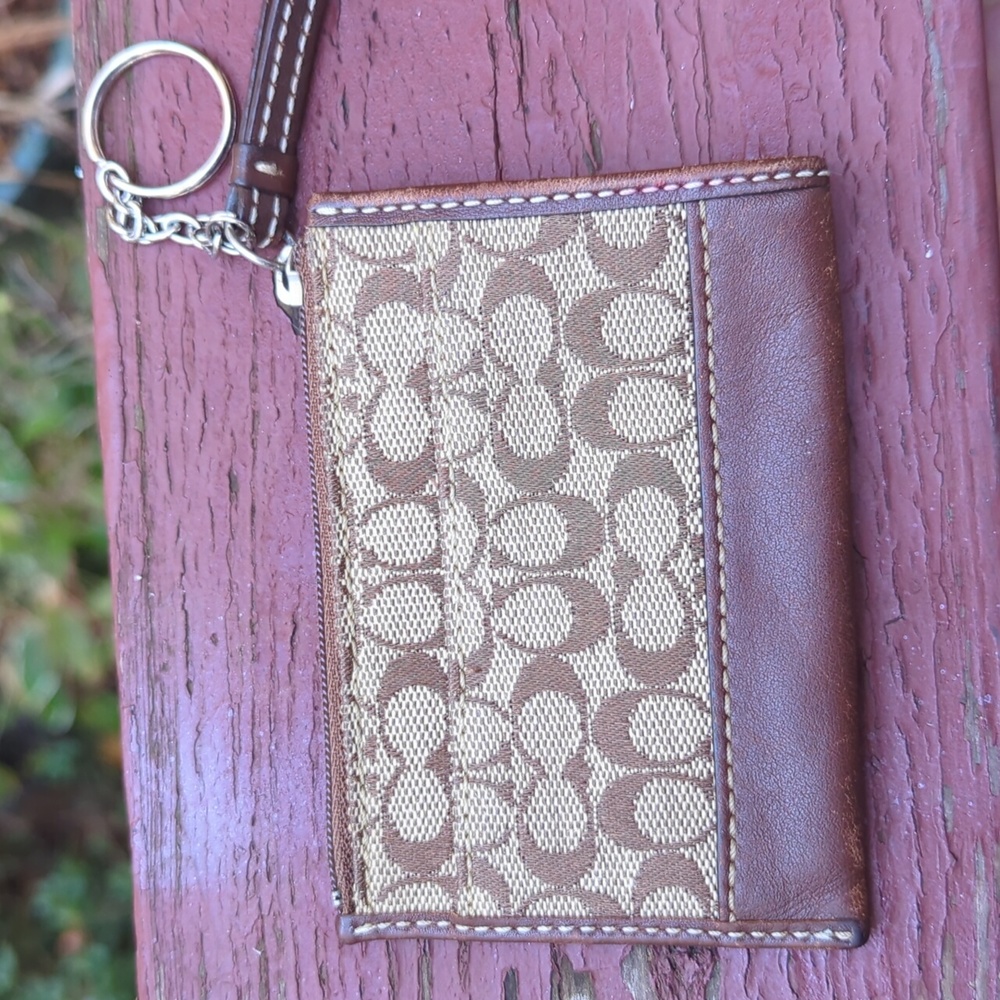 Coach card hold wallet
